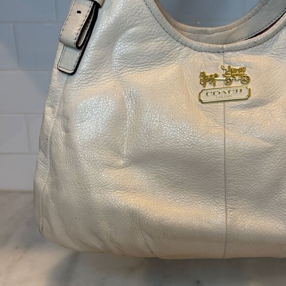 Coach Bag Purse Handbag Leather Pocketbook Maggie Madison Hobo Shoulder Bag - Picture 3 of 16